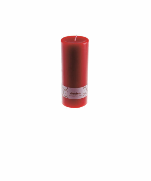 Pillar Candle 19 cm, Red