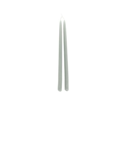Antique Taper Candle 36 cm, Gray