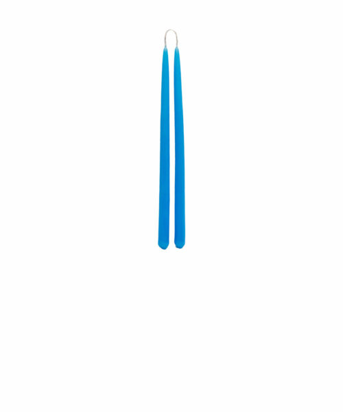 Antique Taper Candle 36 cm, sky